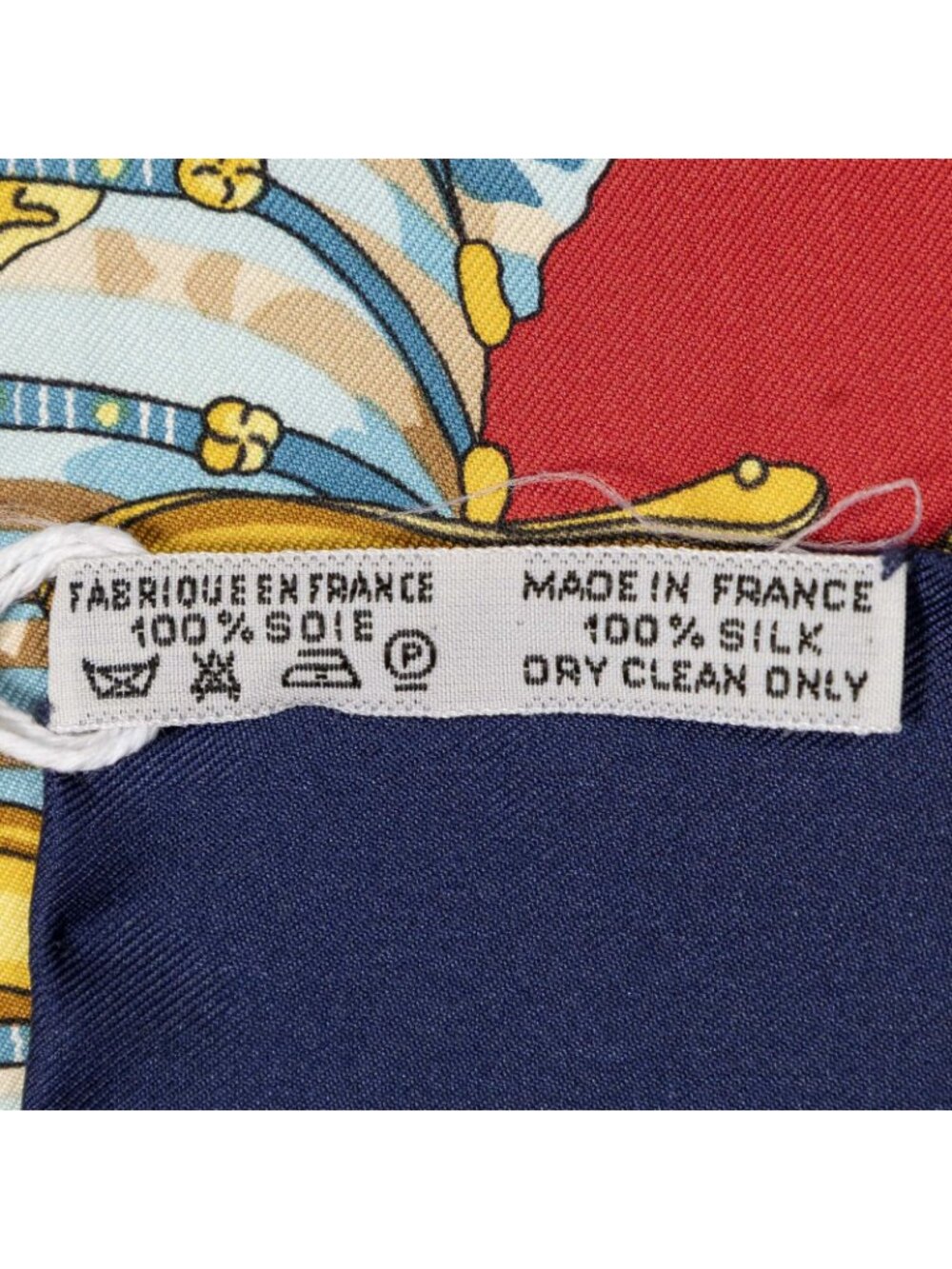 Hermes Scarf Navy - Picture 5 of 5